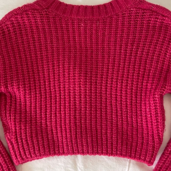 UO Lolli Cable Knit Cropped Cardigan & Tube Top Set - Picture 7 of 10